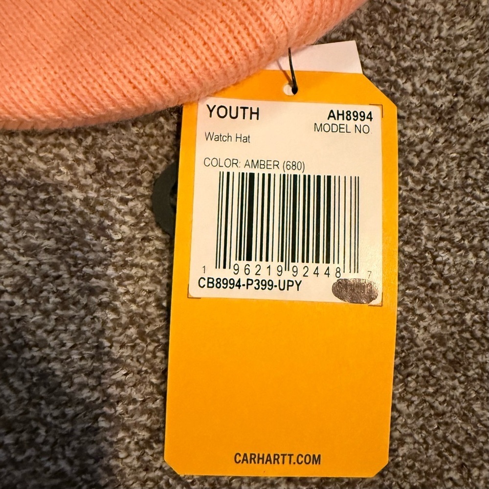 NWT Carhartt youth watch beanie hat - Picture 4 of 4